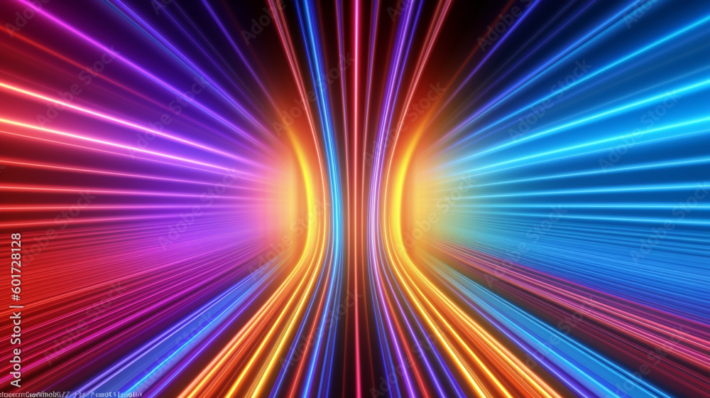 abstract background with rainbow Generative AI abstract background with rainbow Generative AI