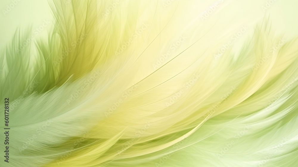 Feather grass background. Beautiful pale green yellow abstract background. Generative AI. Feather grass background. Beautiful pale green yellow abstract background. Generative AI.