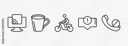 ultimate glyphicons outline icons set. ultimate glyphicons icons such as tv wireless connection, big cup, man on motorbike, error message, phone blocked vector. can be used web and mobile.