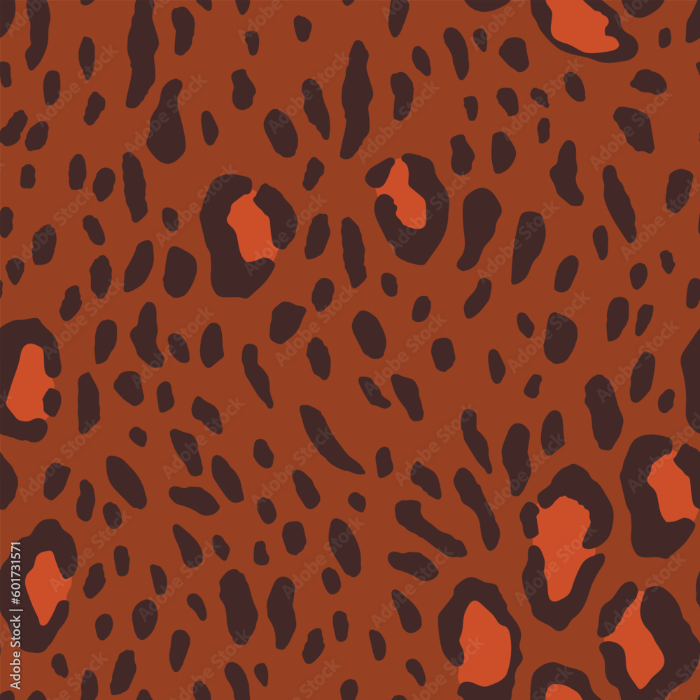 Abstract modern leopard seamless pattern. Animals trendy background. Color decorative vector stock illustration for print, card, postcard, fabric, textile. Modern ornament of stylized skin Abstract modern leopard seamless pattern. Animals trendy background. Color decorative vector stock illustration for print, card, postcard, fabric, textile. Modern ornament of stylized skin