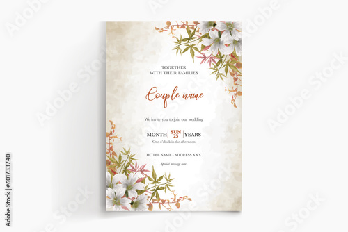 save the date wedding invitation templates psd