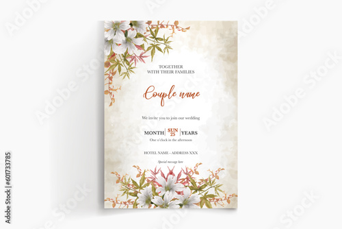 save the date wedding invitation templates psd
