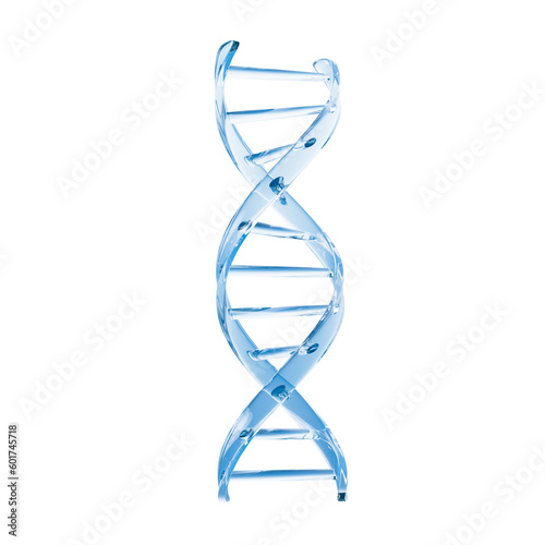 Fototapeta Naklejka Na Ścianę i Meble -  DNA with biology and chemical concept, 3d rendering.