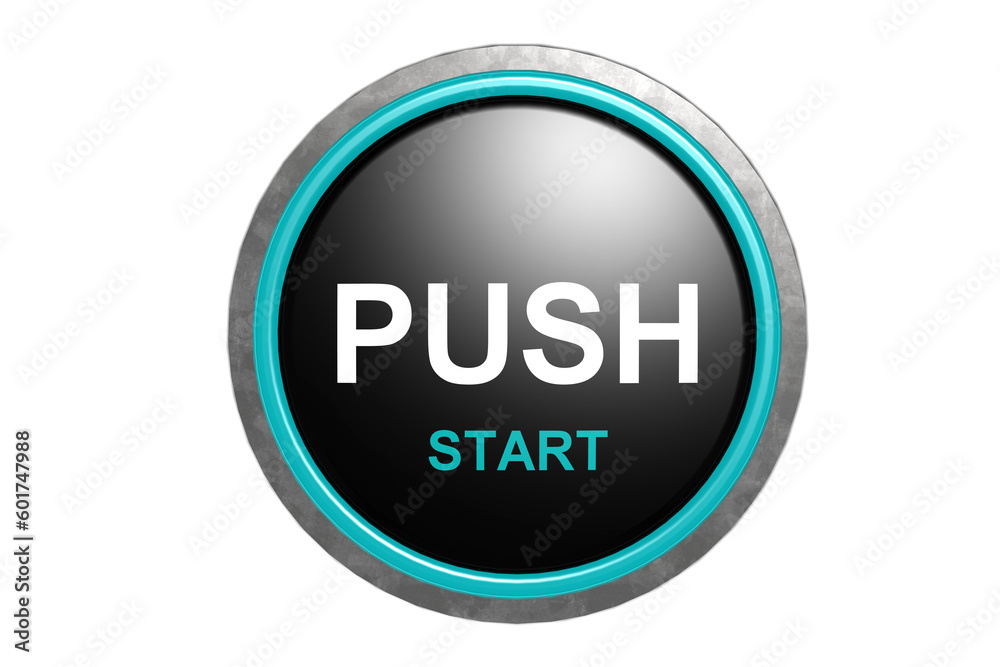 Push to start black button
