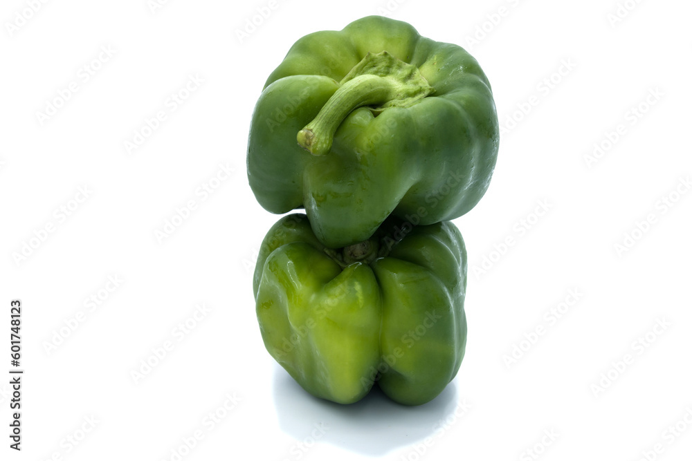 bell peppers isolated on white background. bell peppers bell peppers isolated on white background. bell peppers