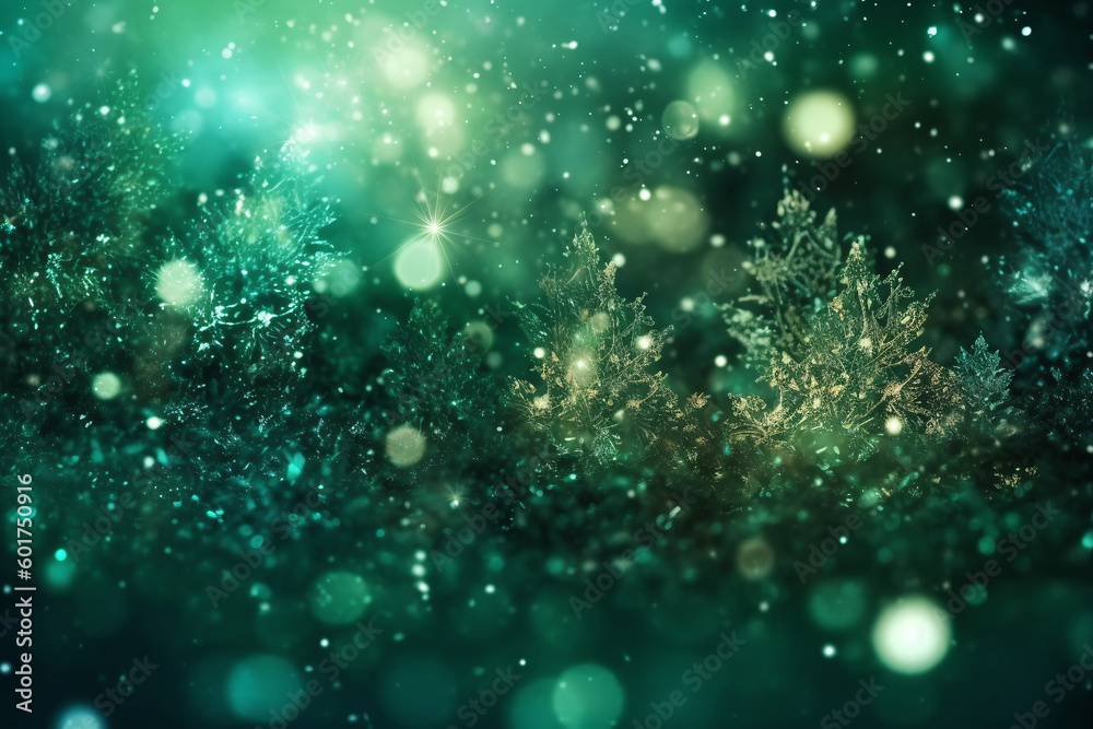 クリスマス、冬、結晶、背景 | christmas, winter, crystal, background,Generative AI