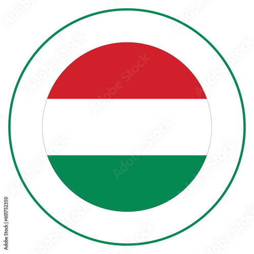 Free Download Hungary flag in circle. Flag of Hungary in round circle - GFXLoad