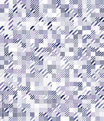 Pattern with purple, cyan, blue, white colors star, lines