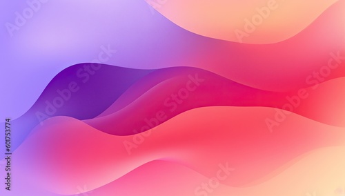 Colorful waves and geometric shapes background pattern wallpaper with colorful color gradient
