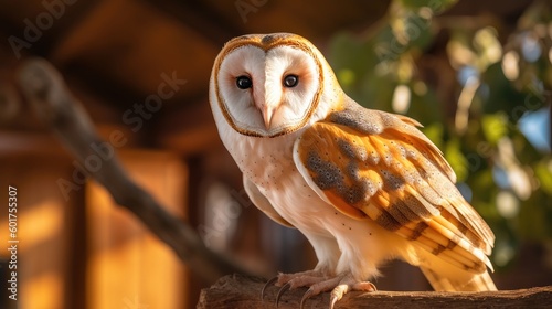 Barn Owl. Generative AI