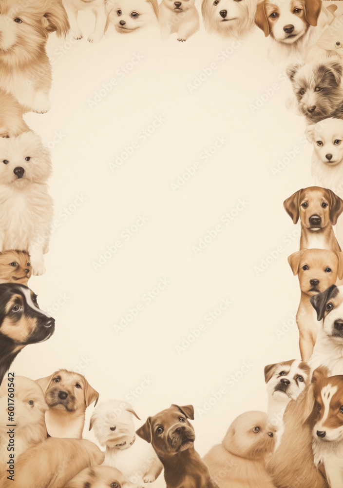 Obraz premium Stationery for various occasions, with floral, animal and nature prints.