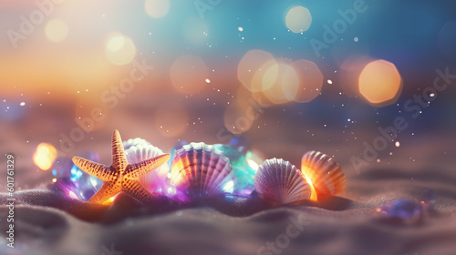 油画　貝殻 天然貝 螺鈿アート シェル 【 iPhone / Galaxy 対応】 ブルー