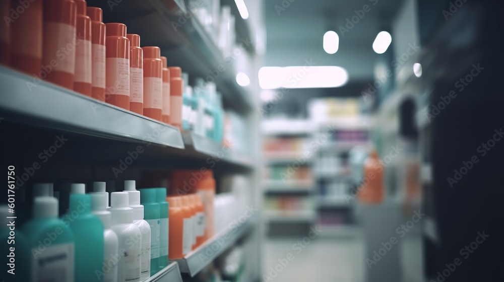 Drugstore background defocus blurred Drugstore background defocus blurred