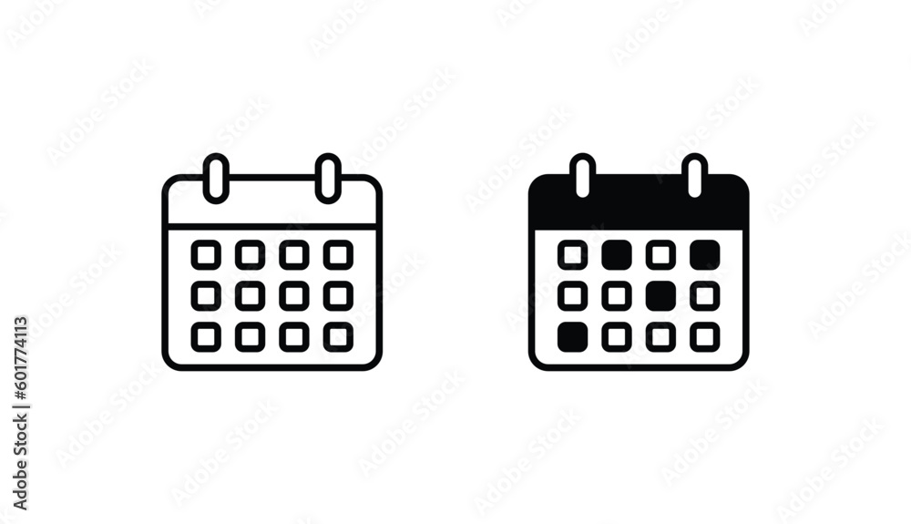 Schedule icon design with white background stock illustration Schedule icon design with white background stock illustration
