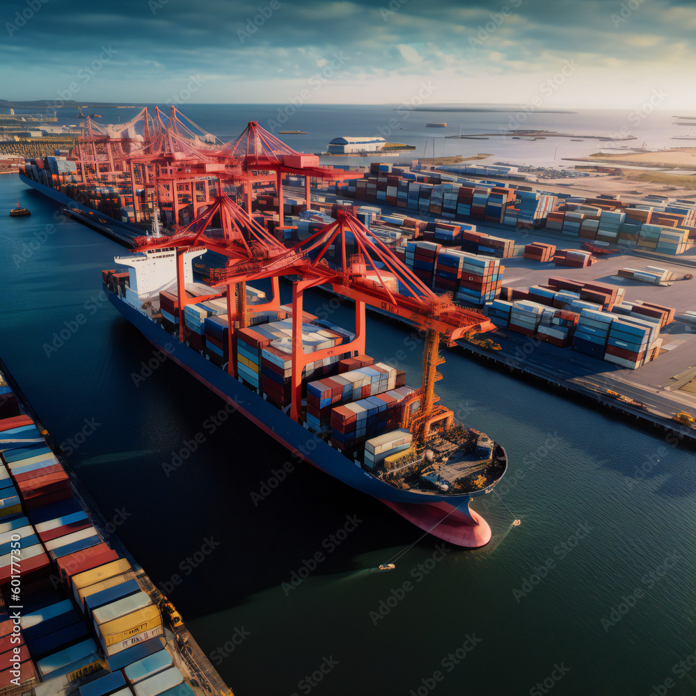 The Vital Role of Logistics Ports in Global Trade and Commerce.generative ai
