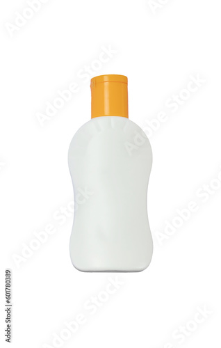white plastic bottle
