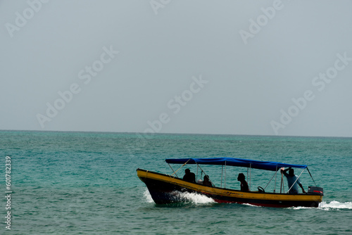 boat on the beach blue water ocean summer vibe relax spa