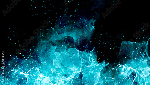 水のような抽象的なイラスト素材