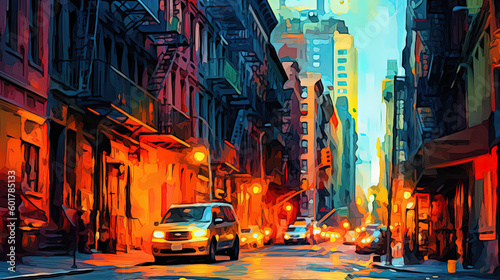 Vibrant Street Scene © Andrew