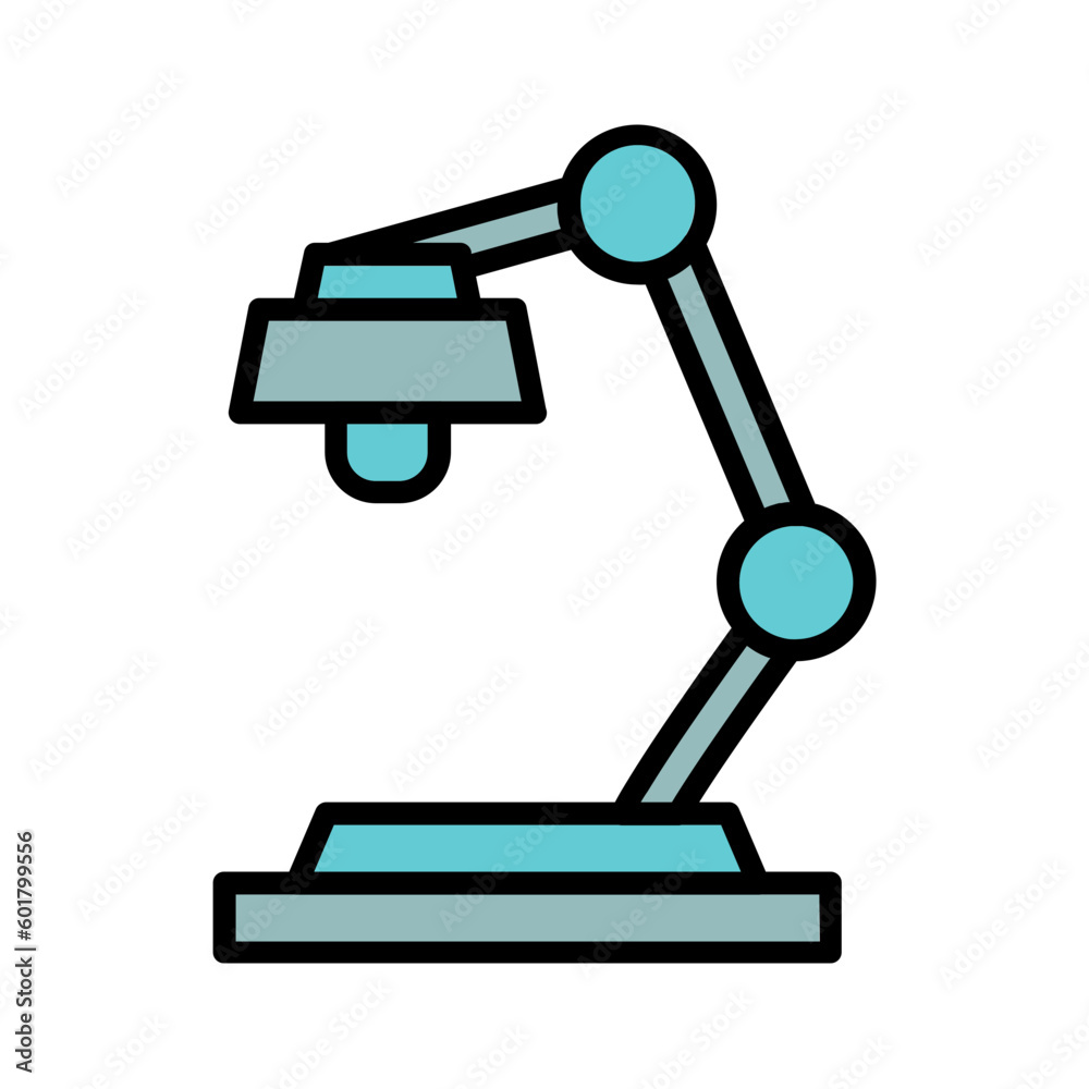 Desk Lamp Icon Design