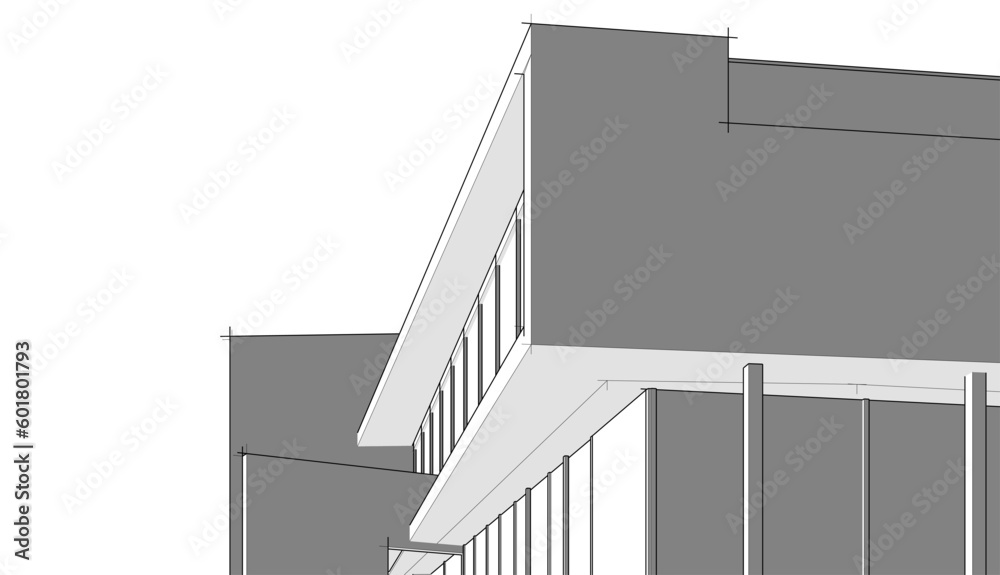illustration of a building illustration of a building