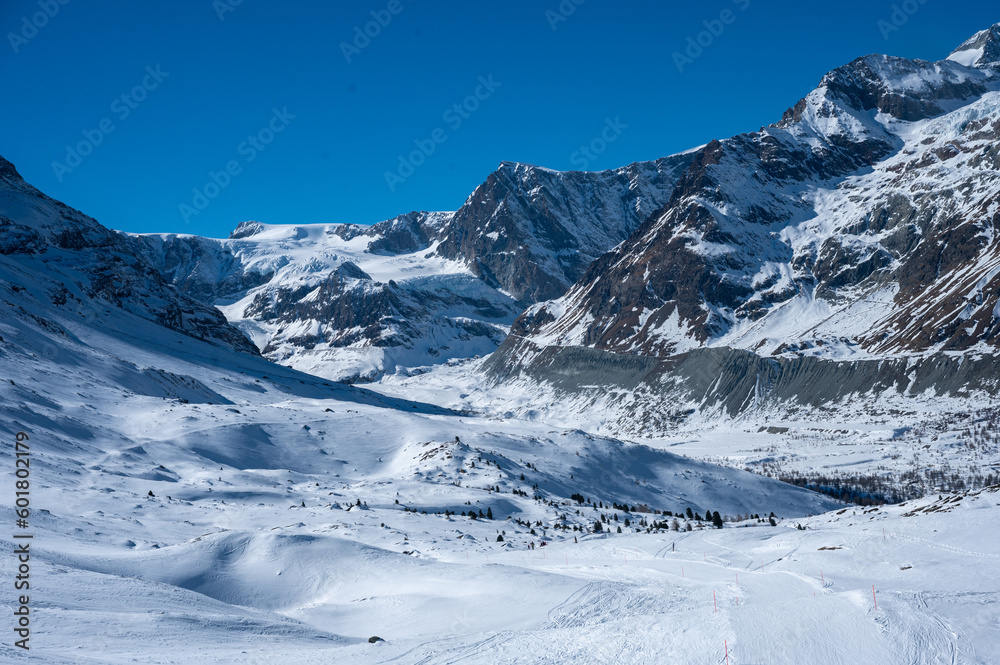 Zermatt ski resort view