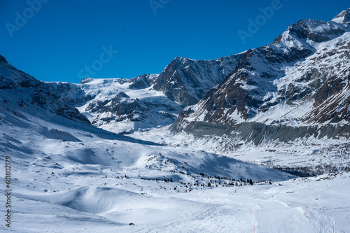 Zermatt ski resort view