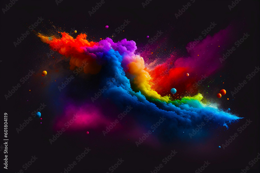 colorful background with splashes colorful background with splashes