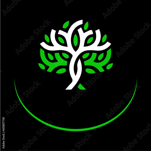 eco friendly logo, Green Tree Logo, Nature Logo