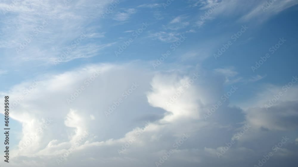 Cumulonimbus clouds grow on hot days when warm, wet air rises very high into the sky. From far away, they look like huge mountains or towers. Cloudy skies time-lapse Cumulonimbus clouds grow on hot days when warm, wet air rises very high into the sky. From far away, they look like huge mountains or towers. Cloudy skies time-lapse
