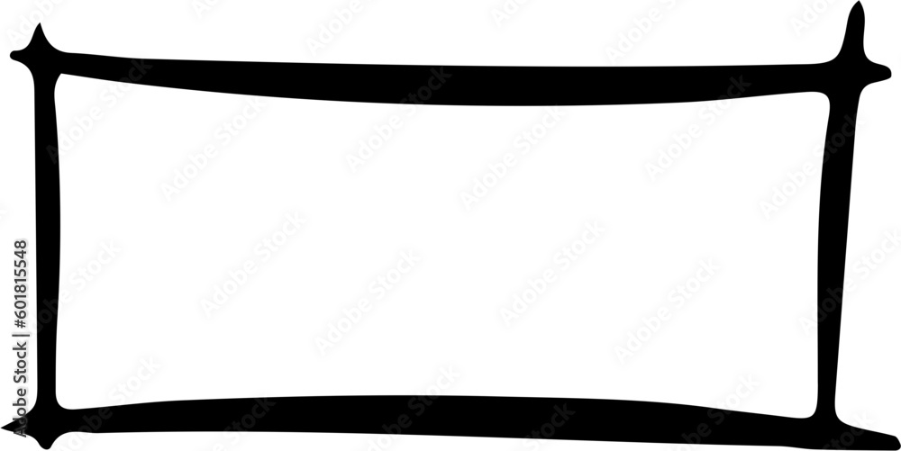 Hand Drawn Rectangle Design Element Hand Drawn Rectangle Design Element
