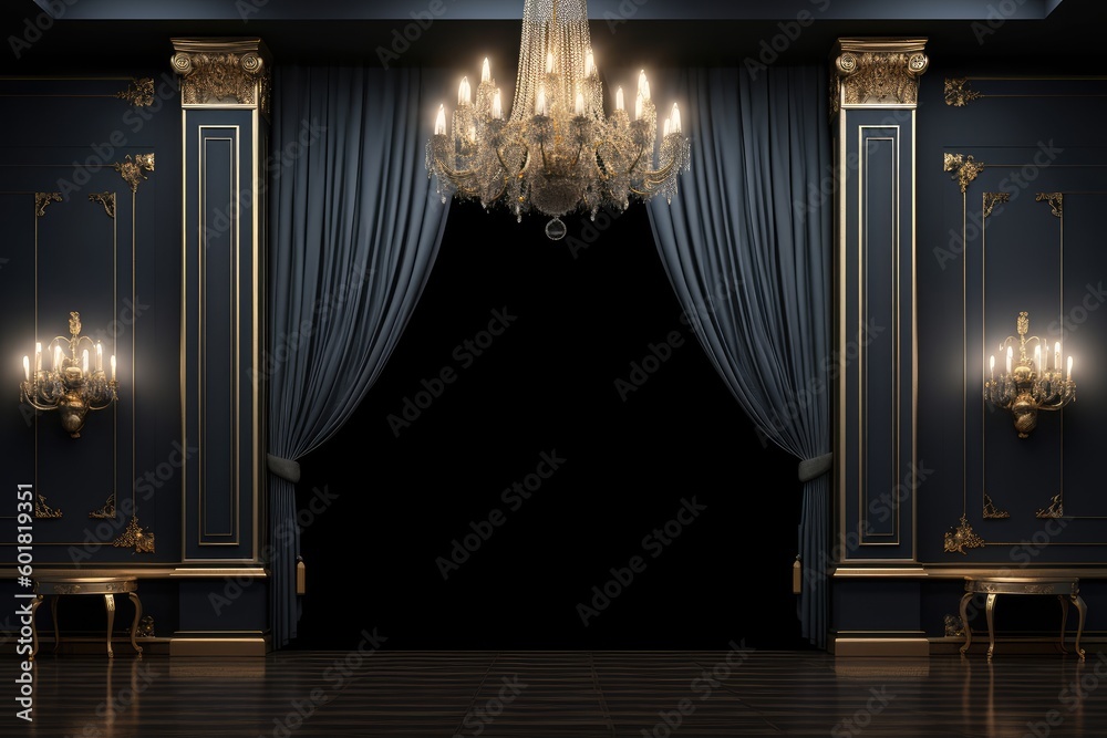 Fototapeta premium classic and vintage luxury wall backdrop