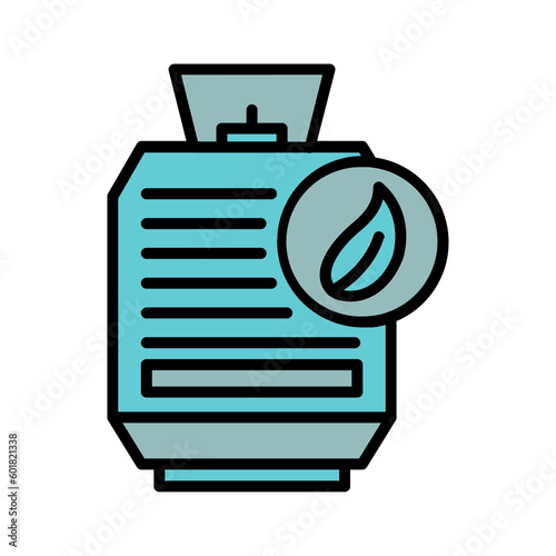 Biogas Cylinder Icon Design