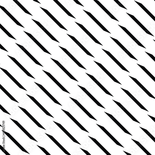 abstract seamless black and white repeat straight stripes pattern art.