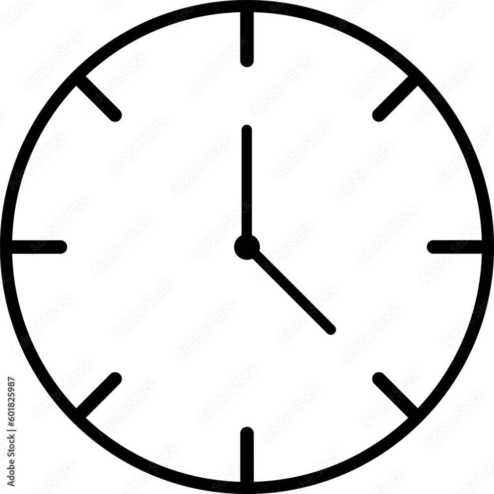 clock isolated on background clock isolated on background