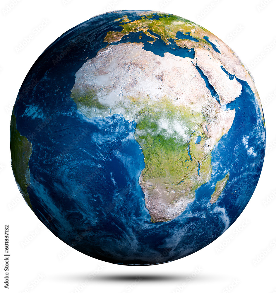 Fototapeta premium Earth globe world map