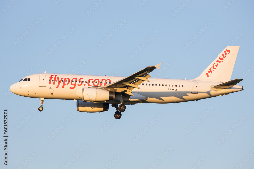 Vienna, Austria 30 April, 2023 Turkish low cost airline Pegasus