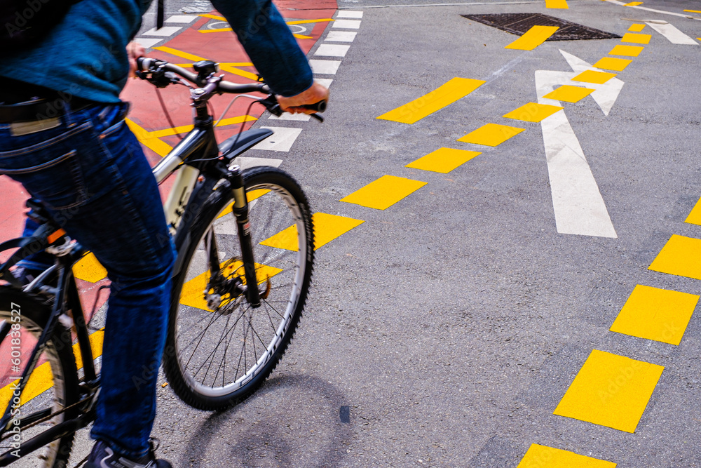 Fototapeta premium typical road marking in germany