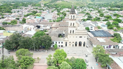 Iglesia de Garzon - Huila Toma aerea photo