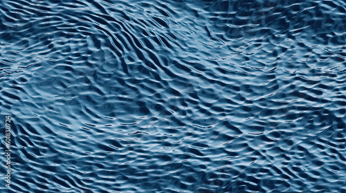 blue water background with waves and ripples, AI 