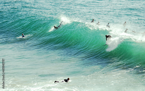 Offshore storm is creating big waves for the surfers in Malibu and Southern California.