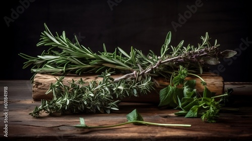 bunch of fresh rosemary