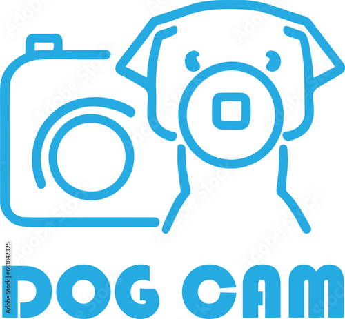 Dog Cam Logo Vector File photo