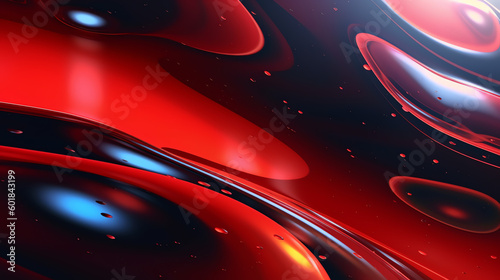Abstract background texture of Oil or Petrol liquid flow, liquid metal close-up. Liquid waves and stains. Oil marble trendy dynamic art with glowing effect. bright color fluid art 3d render.