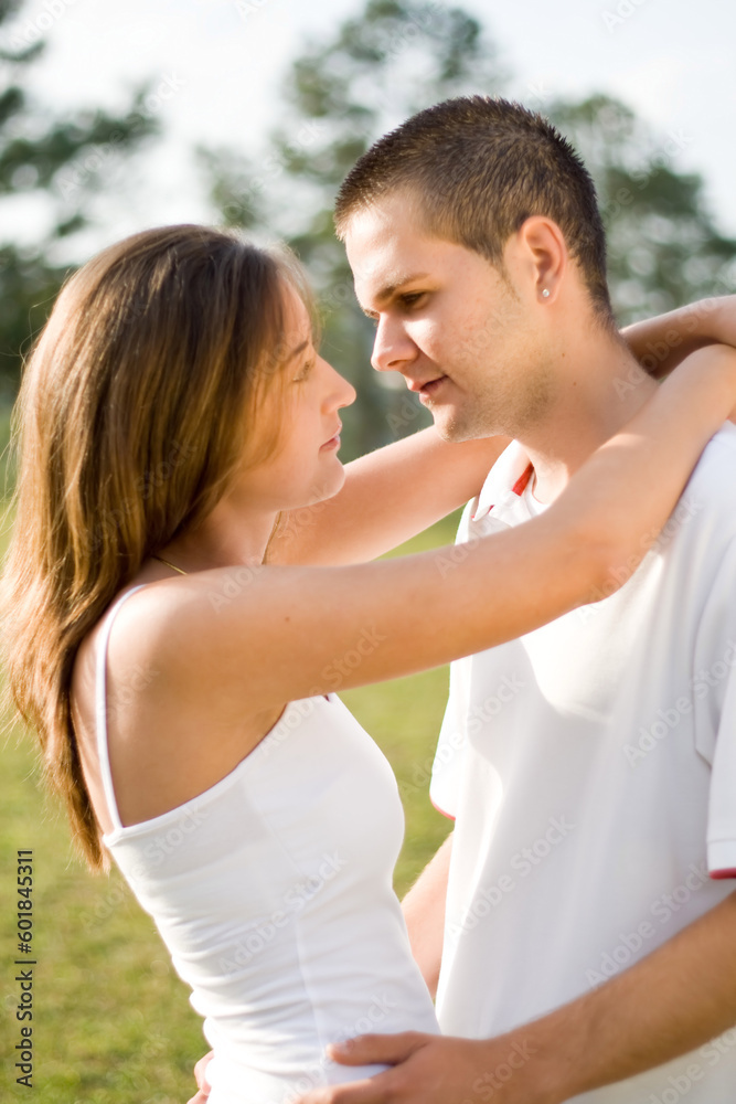 young couple love young couple love