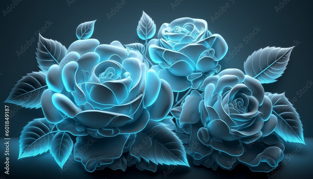 Rose with love, beautiful love flower, flower background.Generative AI. Rose with love, beautiful love flower, flower background.Generative AI.