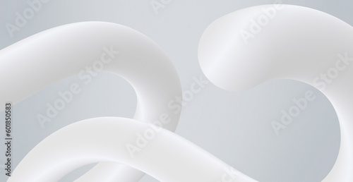 Abstract vector background, white liquid wave flow