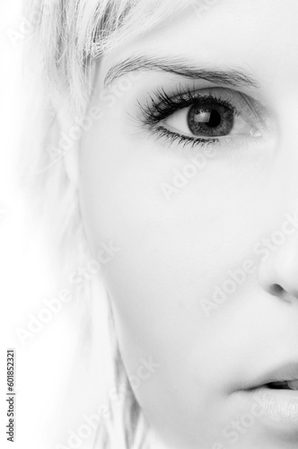 Close-up portrait of a gorgeos woman