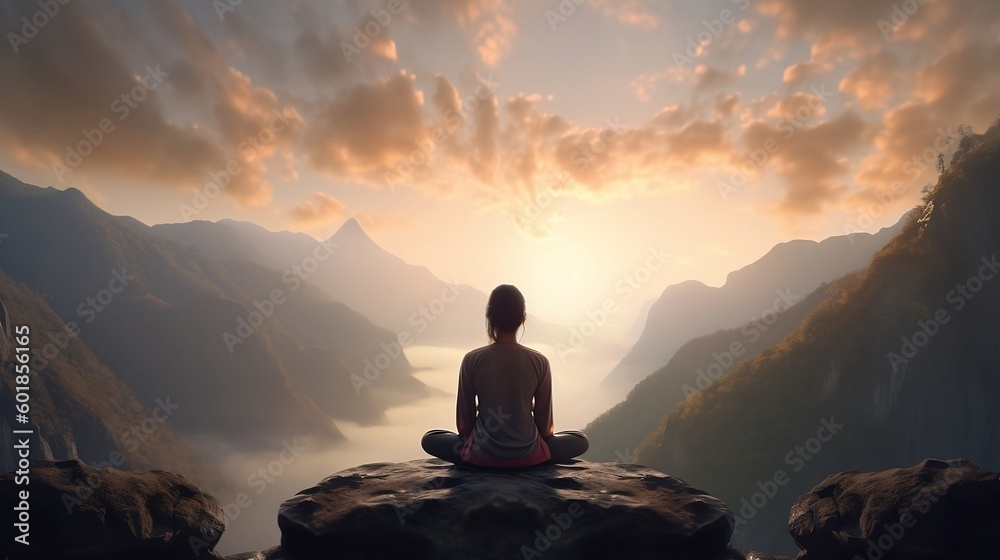 Nature's Serenity: Mindfulness on the Mountaintop