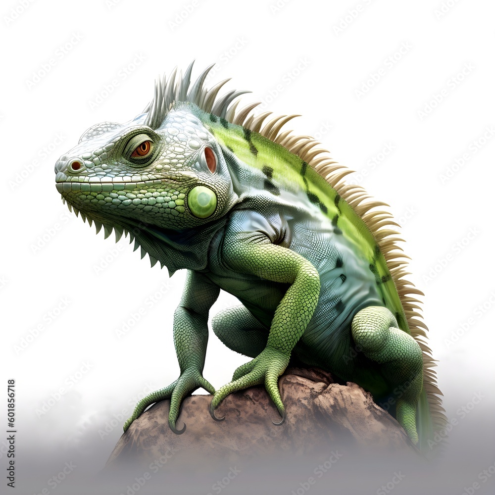 Obraz premium green iguana